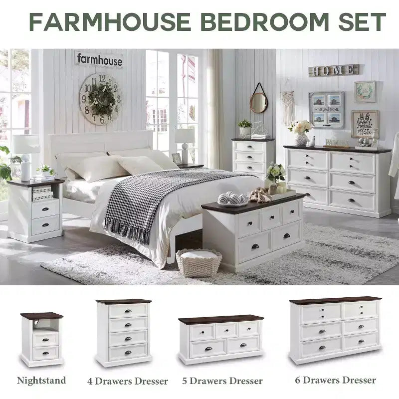 SinCiDo Cassettiera da Fattoria con 6 Cassetti, Cassettiera Verticale Larga 58 cm, Organizer per Armadio con Cassetti, 2 Diverse Misure di Cassetti per Soggiorno