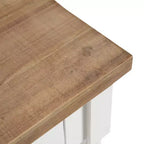 Tavolo console Kate and Laurel Rutledge con vano contenitore, 40x14x33, Bianco
