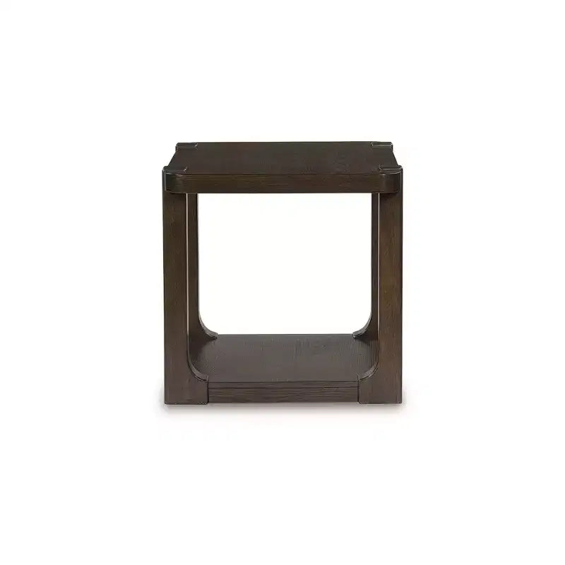 Tavolino Rettangolare Breckington di Signature Design by Ashley con Ripiano Portaoggetti, Marrone Scuro