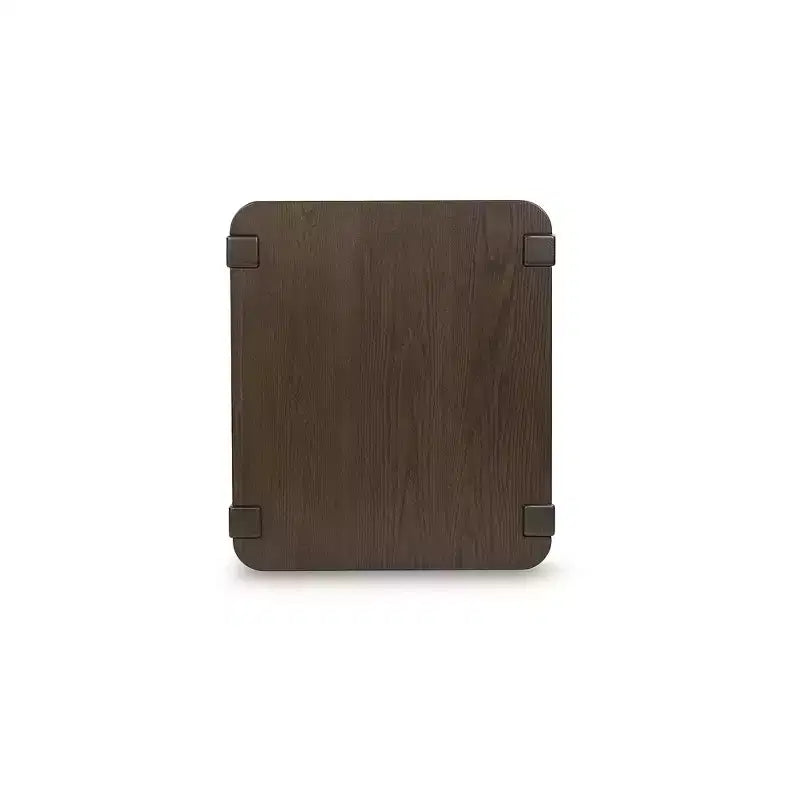 Tavolino Rettangolare Breckington di Signature Design by Ashley con Ripiano Portaoggetti, Marrone Scuro