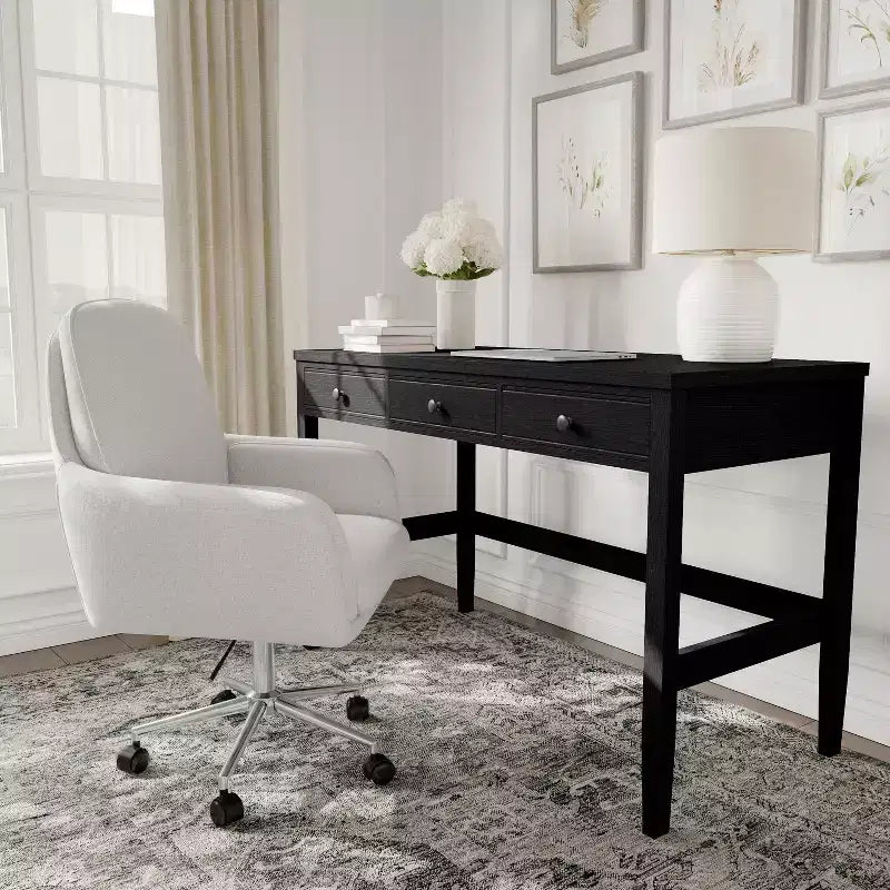 Sedia da ufficio imbottita Clara di Martha Stewart