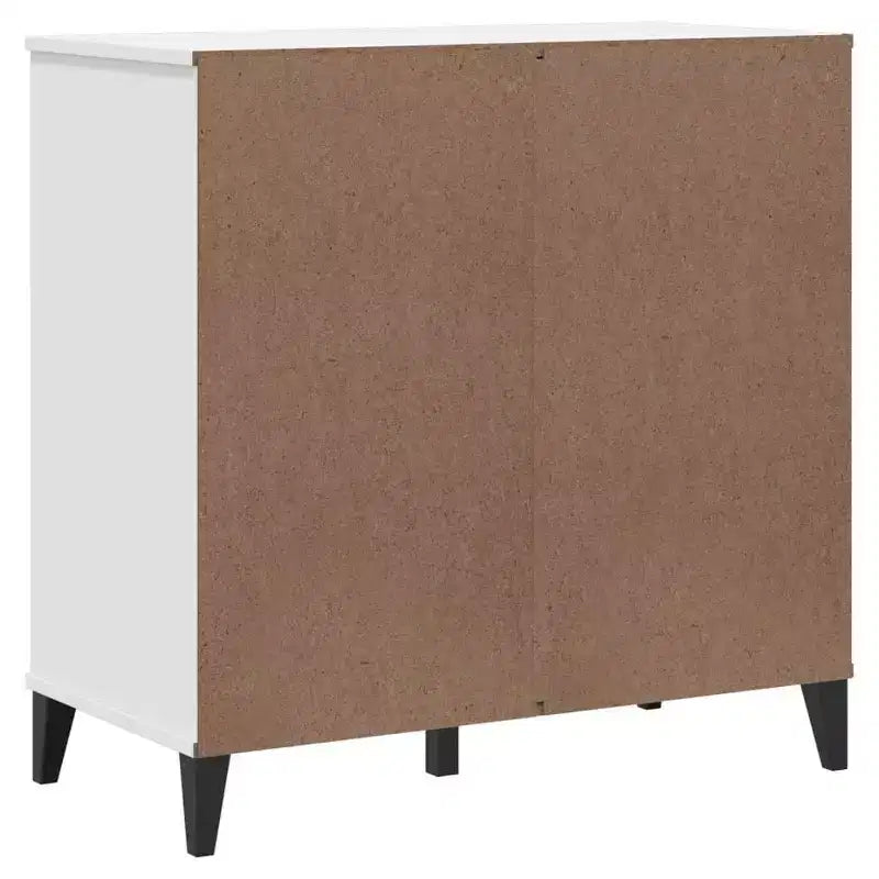 vidaXL Credenza mobile contenitore per soggiorno, in legno massello di pino, con 2 cassetti