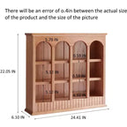 Christopher Knight Home Raglan Scaffale porta tazze in legno massello 22H x 24W
