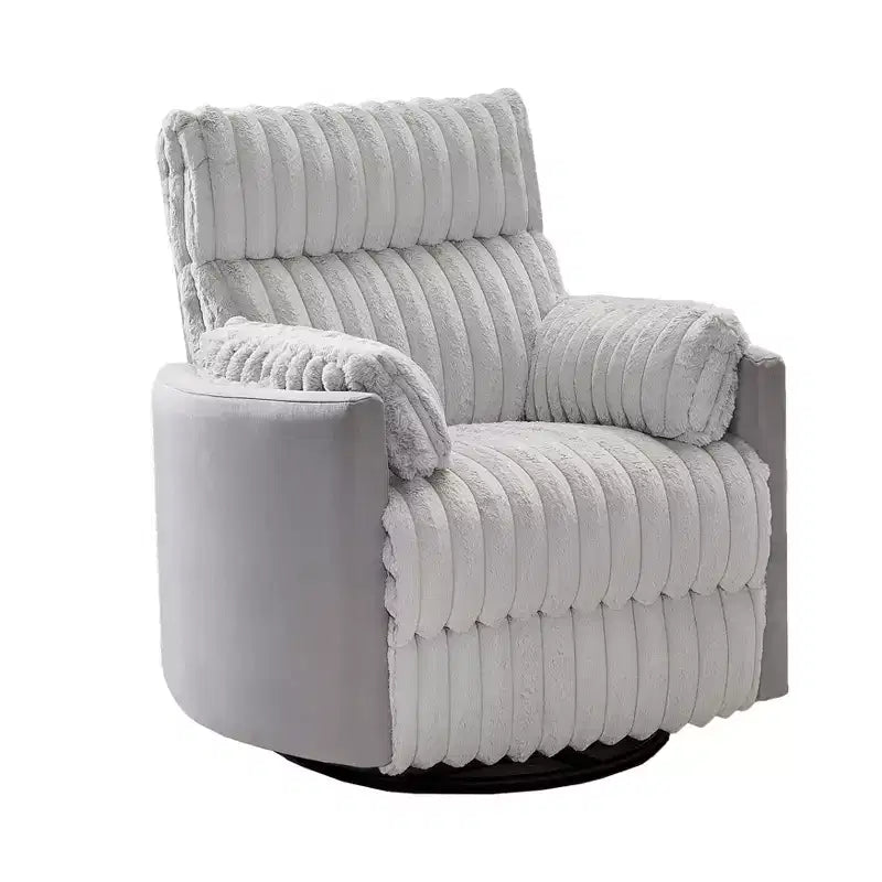 Poltrona reclinabile manuale Roundhill Furniture Bocaton con rivestimento in velluto a coste larghe
