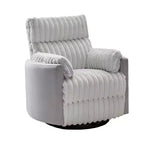 Poltrona reclinabile manuale Roundhill Furniture Bocaton con rivestimento in velluto a coste larghe