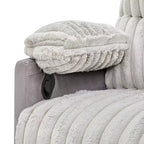 Poltrona reclinabile manuale Roundhill Furniture Bocaton con rivestimento in velluto a coste larghe