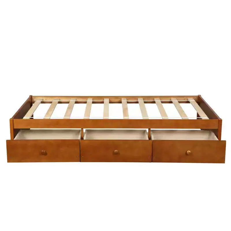 Whisen Letto a Piattaforma Matrimoniale con 3 Cassetti