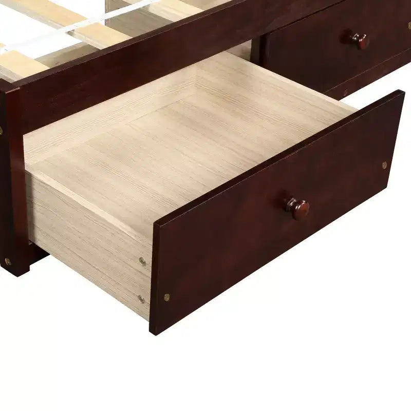 Whisen Letto a Piattaforma Matrimoniale con 3 Cassetti