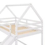 Letto a castello singolo Whisen con scivolo e scaletta