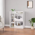 Scaffale per Bambini a 3 Strati Alto 80 cm, Mobile Contenitore per Giocattoli, Porta Giocattoli per Bambini a 5 Scomparti per Camera da Letto, Corridoio, Soggiorno e Asilo Nido