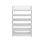 Scarpiera Karl Home a 6 ripiani in legno bianco, 61,5 cm L