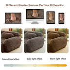 Divano componibile a 3 posti con pouf, schiuma HD 32D, nessun montaggio richiesto, base antiscivolo, per soggiorno/home theater