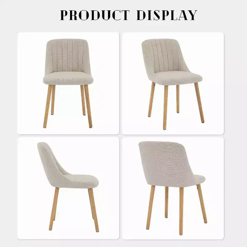 COZONY Sedie Moderne per Sala da Pranzo Cucina, Sedie Laterali in Tessuto Imbottito per Soggiorno