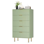 Cassettiera a 5 cassetti con cassetti ampi - Comò moderno in legno per camera da letto, soggiorno, ripostiglio e corridoio
