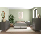 Comodino Child Craft Cranbrook a 2 cassetti per cameretta o stanza da letto, cassetti grandi, realizzato in robusto legno di pino, finitura atossica e sicura per i bambini