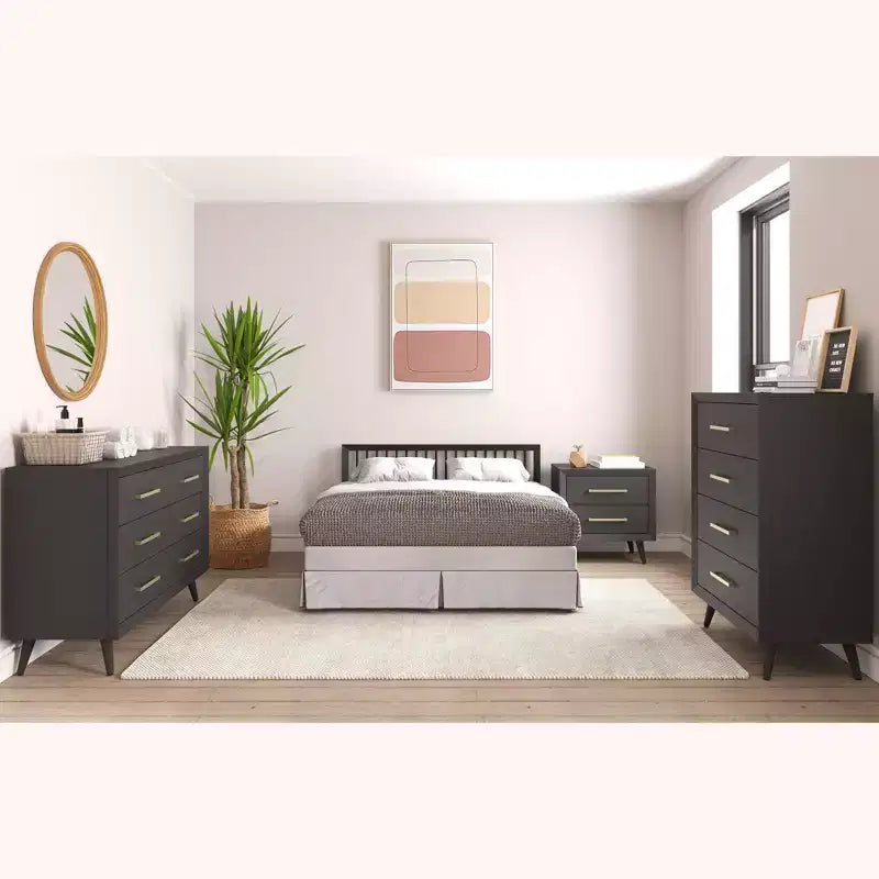Comodino Child Craft Cranbrook a 2 cassetti per cameretta o stanza da letto, cassetti grandi, realizzato in robusto legno di pino, finitura atossica e sicura per i bambini