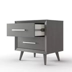 Comodino Child Craft Cranbrook a 2 cassetti per cameretta o stanza da letto, cassetti grandi, realizzato in robusto legno di pino, finitura atossica e sicura per i bambini