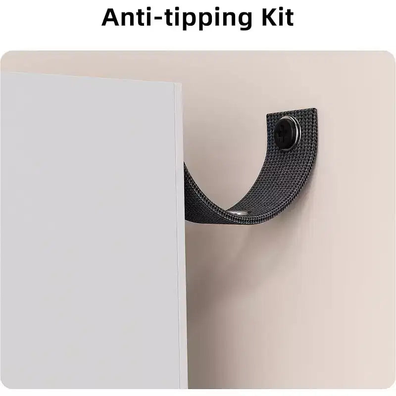 Acekool Scaffale in Legno per Bambini, Libreria con 5 Scomparti a Casetta con Contenitori, Scaffale Organizzatore per la Cameretta dei Bambini, Bianco