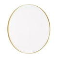 HomeRoots 30 Gold Metal Round Framed Bathroom Vanity Mirror