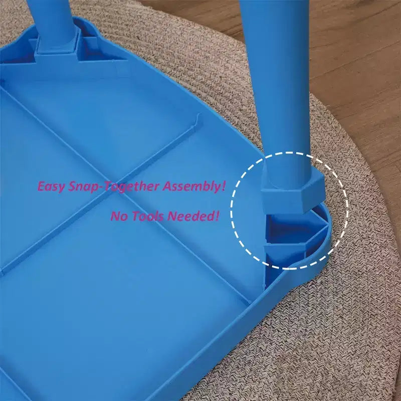 Tavolo per attività per bambini per aula e casa, tavolino rettangolare leggero per bambini con angoli arrotondati