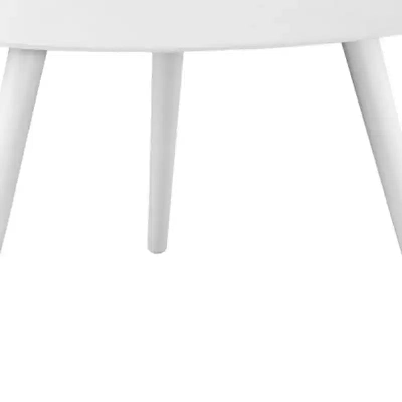 HomeRoots Tavolino in Alluminio Bianco da 14