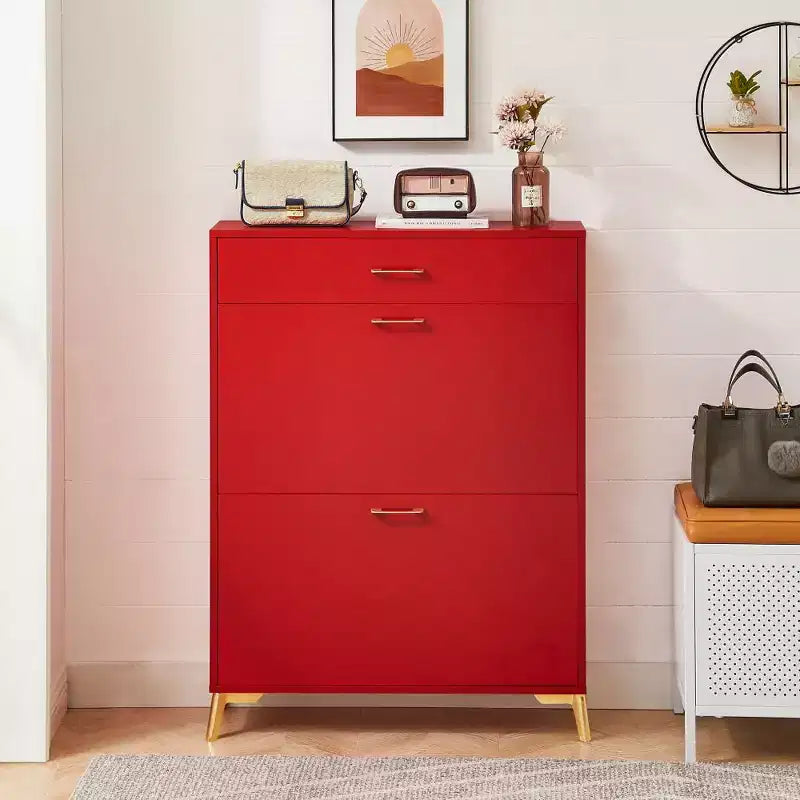 TUYOHW Scarpiera Autoportante Nascosta con 2 Cassetti a Ribalta, Scarpiera Multicolore, Organizzatore di Scarpe Abbinabile per Ingresso Corridoio