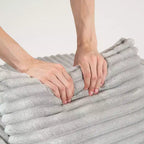 TUYOHW Divano Lounge in Velluto a Coste, Divano Moderno Imbottito con Tessuto a Coste, Cuscini Decorativi, Divani per Soggiorno, Camera da Letto, Nessun Montaggio Richiesto, Grigio Fumo