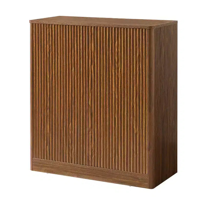 Mobile Credenza Ondulato, Design Curvo Moderno, Mobile Contenitore a Due Ante, per Cucina/Camera da Letto/Soggiorno
