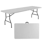 Tavolo Pieghevole Portatile MAYEERTY, Resistente con Maniglia per Campeggio, Picnic, Feste