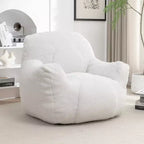 Bean Bag Chair with Filler, Bean Bag Sofa with Tufted Soft Stuffed Filling, Fluffy and Lazy Sofa, Comfy Cozy BeanBag Chairs with Memory Foam for Dorm