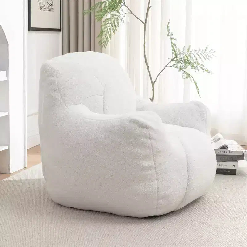 Poltrona a Sacco con Imbottitura, Divano a Sacco con Morbida Imbottitura Trapuntata, Divano Soffice e Comodo, Comode e Accoglienti Poltrone a Sacco con Memory Foam per Dormitorio