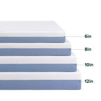 Materasso in memory foam Zinus 12 Queen Cooling Essential, senza fibra di vetro, rigidità media, strati rinfrescanti traspiranti, materiali certificati sicuri