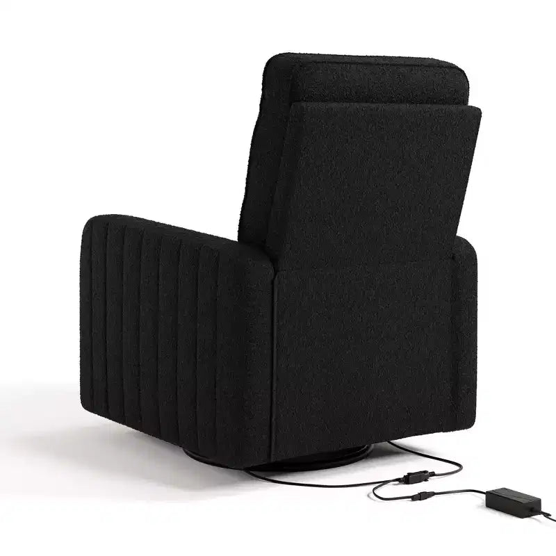 Poltrona reclinabile e girevole Storkcraft Kyoto Deluxe con ricarica doppia USB