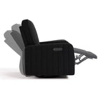 Poltrona reclinabile e girevole Storkcraft Kyoto Deluxe con ricarica doppia USB