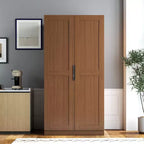 Mobile da Cucina Dispensa da 160 cm con Ante e Ripiani, Armadio Contenitore Indipendente per Sala da Pranzo, Credenza