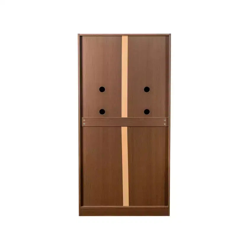 Mobile da Cucina Dispensa da 160 cm con Ante e Ripiani, Armadio Contenitore Indipendente per Sala da Pranzo, Credenza
