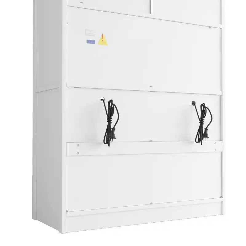 Whisen Dispensa da Cucina Autoportante Alta 203 cm, Credenze, Armadio Contenitore Grande