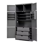 Whisen Dispensa da Cucina Autoportante Alta 203 cm, Credenze, Armadio Contenitore Grande