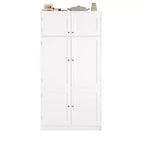 Whisen Dispensa da Cucina Autoportante Alta 203 cm, Credenze, Armadio Contenitore Grande