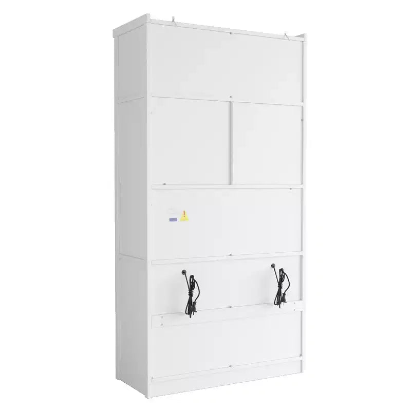 Whisen Dispensa da Cucina Autoportante Alta 203 cm, Credenze, Armadio Contenitore Grande