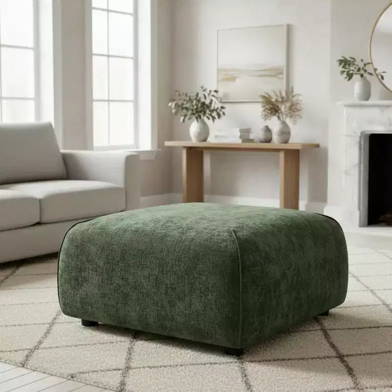 Christopher Knight Home Philomena Pouf quadrato moderno imbottito