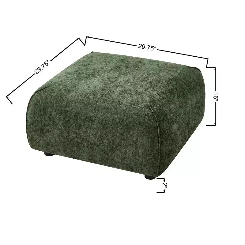 Christopher Knight Home Philomena Pouf quadrato moderno imbottito