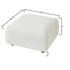 Christopher Knight Home Philomena Pouf quadrato moderno imbottito