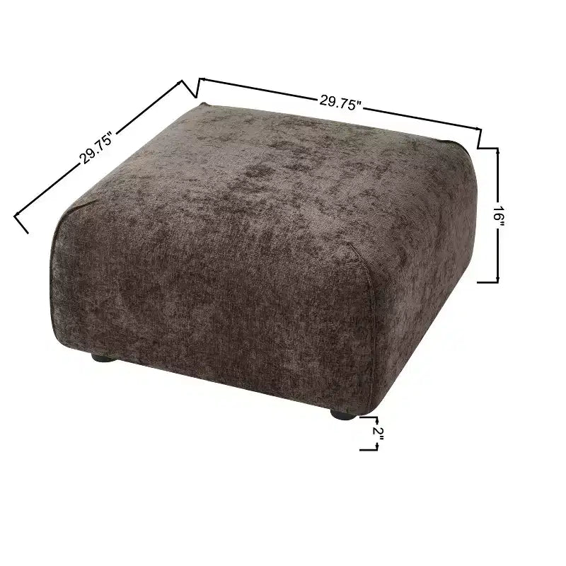 Christopher Knight Home Philomena Pouf quadrato moderno imbottito