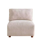 Divano sezionale moderno in boucle a 5 posti con pouf Christopher Knight Home Floria 126''