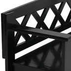 Panca da ingresso Halifax, 122 cm di larghezza, in legno massiccio, in stile Transizionale