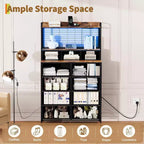 Cassettiera Industriale a 11 Cassetti per Camera da Letto, Mobile Contenitore in Tessuto per Camera da Letto, Soggiorno, Corridoio, Ingresso