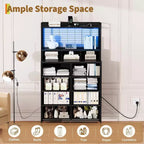 Cassettiera Industriale a 11 Cassetti per Camera da Letto, Mobile Contenitore in Tessuto per Camera da Letto, Soggiorno, Corridoio, Ingresso