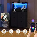 Cassettiera Industriale a 11 Cassetti per Camera da Letto, Mobile Contenitore in Tessuto per Camera da Letto, Soggiorno, Corridoio, Ingresso