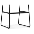 Sgabello da bar Thalia Mid Century Modern (set da 2) in ecopelle vegana